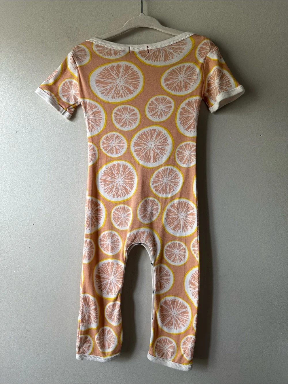 milkbarn Grapefruit Citrus Baby Organic Cotton Bodysuit Size 6-12 Mo